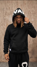 Appliqué  Black Hoodie