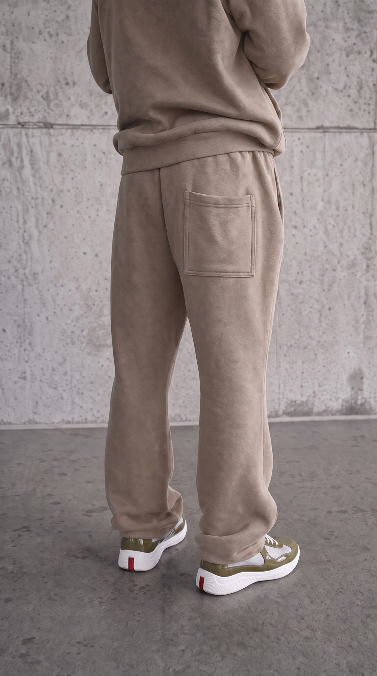 Appliqué  Brown Sweatpants