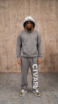 Appliqué Grey Sweatpants