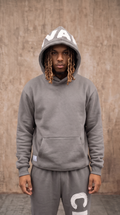 Appliqué  Grey Hoodie